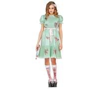Widmann Doll (Dress, Bow Headband) (XL) Turquoise / Light Blue