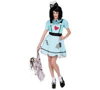 Widmann 60249 - Costume Doll, Dress, Hair Bow, Theme Party, Halloween
