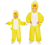 Widmann Duck In Soft Plush (Hooded Jumpsuit Withmask) (116 cm / 4-5 Years) Yello