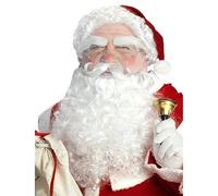 W WIDMANN MILANO Party Fashion - Santa Claus Set for Men, Hat, Hair, Beard, Mustache, Eyebrows, Carnival, Theme Parties