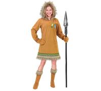 Widmann Eskimo (Hooded Dress, Gloves, Boot Covers) (S) Brown