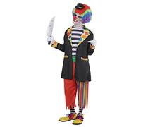 Widmann 97931 ? Horror Clown Adult Costume Jacket With Shirt, Trousers, Socks and Hat Size S