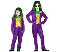 Widmann Evil Clown (Jacket With Shirt And Vest, Pants, Gloves) (140 cm / 8-10 Ye