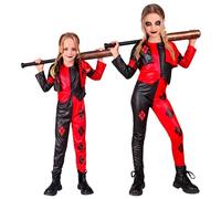 Widmann Evil Harlequin (Jacket, Vest, Pants) (140 cm / 8-10 Years) Red