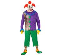 Widmann Evil Joker (Overalls, Mask) (XL) Different Colors