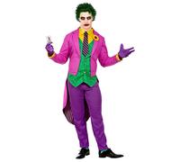 Widmann Evil Joker (Tutu Dress, Leggings, Mini Hat) (L) Different Colors