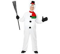 Widmann Fancy Dress Costume Mens Male Snowman Adult Christmas Outfit S