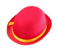 WIDMANN - Felt Bowler Hat, Unisex Adult, Clown, Circus, Carnival, Theme Parties