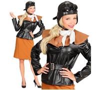 W WIDMANN MILANO Party Fashion - Unisex Child Fighter Jet Pilot Costume, Jumpsuit, Aviation, Soldier, Military, Carnival, Theme Parties