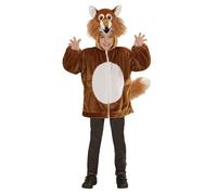 Widmann Fox In Soft Plush (Hoodie With Mask) (104 cm / 2-3 Years) Brown