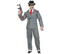 Widmann - Gangster costume, jacket, trousers, 20s and 30s, theme party, carnival