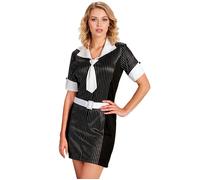 Widmann Gangster (Dress, Belt) (XS) Black