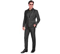 Widmann Gangster Party Fashion Suit (Jacket, Pants) (M) Grey