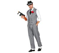 Widmann Gangster (Vest, Pants, Tie) (XL) Grey