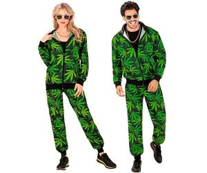Widmann Ganja Party Fashion Tracksuit (Jacket, Pants) (XL) Green