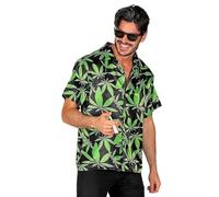 Widmann Ganja Style Shirt, Jamaican, Rastaman, Reggae, Carnival, Theme Party