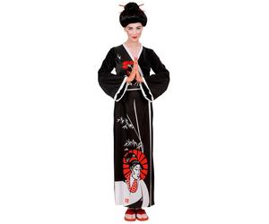 Widmann Geisha (Kimono, Belt, Chopsticks) (M) Black