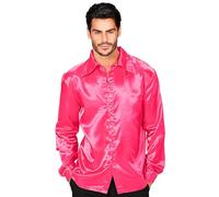 Widmann Generique - Pink Satin Shirt for Men Small (UK 8)