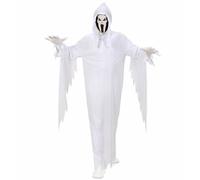 Widmann Ghost (Robe, Hooded Mask) (140 cm / 8-10 Years) White