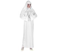 Widmann Ghostly Nun (Tunic, Headpiece, Gloves) (XXL) White