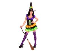 Widmann Glam Witch (Dress, Hat) (S) Different Colors