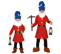 Widmann 10636 Children's Gnome Costume, Unisex Kids, red, 128