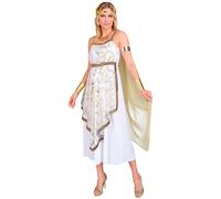WIDMANN 12051 Costume Tunic Bianca/Oro S Dea Greca #1205