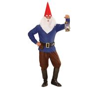 Widmann 11013737 Gran Nano 23740 Large Costume with Top, Trousers, Hat, Gnome, Elves, Carnival, Theme Party, Solid, Multicoloured, XXL