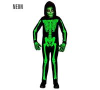 Widmann Green Skeleton (Hooded Jumpsuit) (128 cm / 5-7 Years) Green