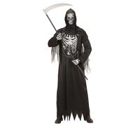Widmann Grim Reaper (Robe With Chain, Hooded Mask) (L) Black
