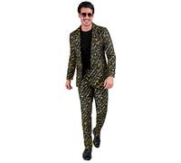 Widmann Happy New Year Party Fashion Suit (Jacket, Pants) (XL) Black