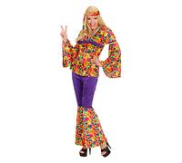 Widmann Hippie Girl Velvet (Shirt, Pants, Headband) (L) Different Colors
