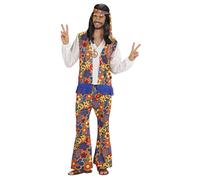 Mens Hippie Mens Costume Medium UK 40/42" for 60s 70s Hippy Fancy Dress
