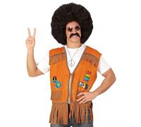 Widmann Hippie Vest Unisex Extra Large Fancy Dress Costume