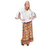 Widmann Hippie Woman Velvet (Shirt, Skirt, Headband) (M) Different Colors
