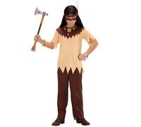 Widmann Indian (Coat, Pants, Headband) (116 cm / 4-5 Years) Brown