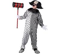 Widmann Killer Pierrot (Overalls) (S) Black
