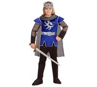 Widmann King Arthur (Coat, Pants, Boot Covers, Crown, Cape) (140 cm / 8-10 Years