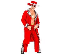 Widmann King Of Pimps Velvet (Jacket, Pants, Belt, Hat) (S) Red