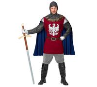 W WIDMANN MILANO Party Fashion - Knight Costume for Men, Middle Ages, Crusader, Carnival, Theme Parties