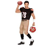 Widmann - Kostüm American Football Spieler, gepolstertes T-Shirt und Hose, Karneval, Mottoparty