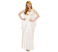 Widmann - Kostüm griechische Göttin, Kleid mit Schleier, Lorbeerkranz, Karneval, Mottoparty
