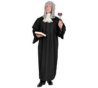 Widmann - Kostüm Richter/in, Toga und Jabot, Beruf, Gericht, Jurist, Motto-Party, Karneval