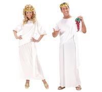 Widmann - Kostüm Toga, weiß, griechische Göttin/Gott, Römer/Römerin, Faschingskostüme, Karneval