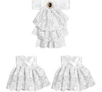 Widmann - Lace Jabot with Gem & Cuffs - Adult