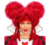 Ladies Baroque Noblewoman Burgundy Wig for Hair Accessory Fancy Dress