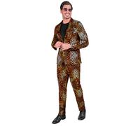 Widmann Leopard Animalier Party Fashion Suit (Jacket, Pants) (XL) Different Colo
