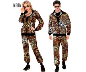 Widmann Leopard Animalier Party Fashion Tracksuit (Jacket, Pants) (M) Different
