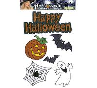 Widmann Librolandia 1167d Vetrofanie Happy Halloween Glitter Assortite