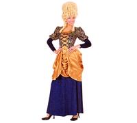 Ladies Blue Marquise Dress Costume Medium UK 10-12 for Regency 17th 18th Century Fancy Dress
